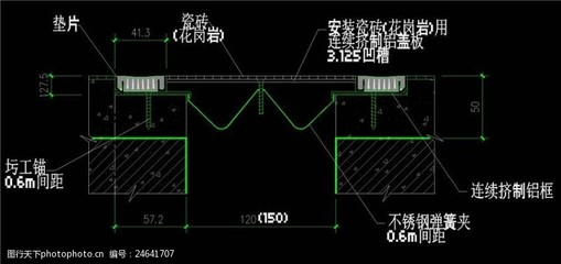 变形缝图片素材