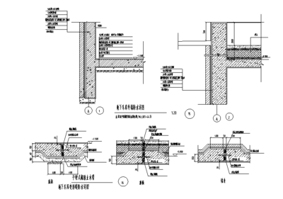 精品文库_建筑墙身外墙保温防水玻璃幕墙节点CAD图纸_建筑节点详图方案
