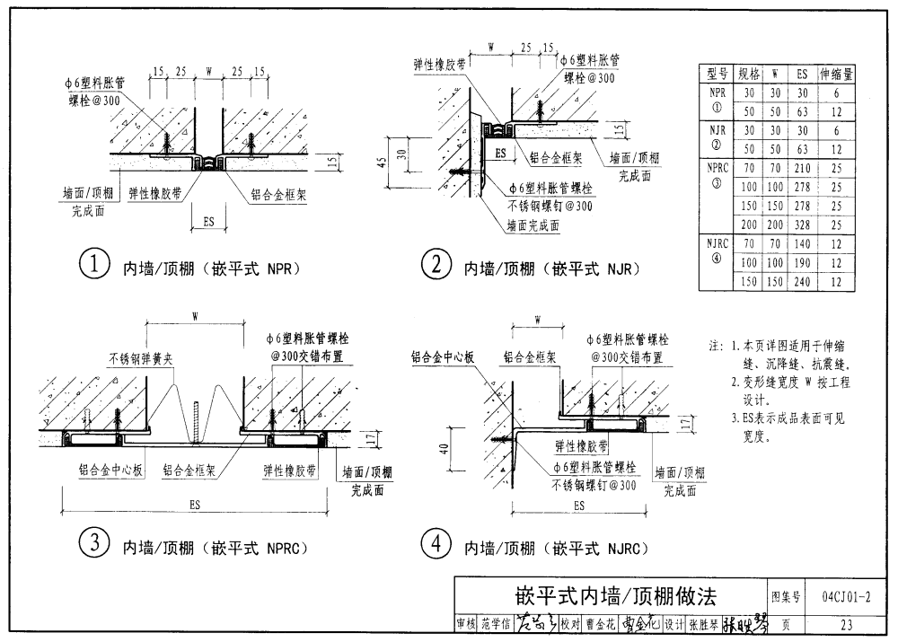 04cj01-2:变形缝建筑构造(二)(参考图集)-中国.